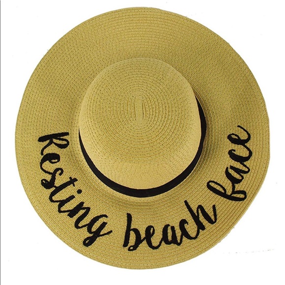 Wide Brim Embroidered Floppy Hat - Picture 4 of 4